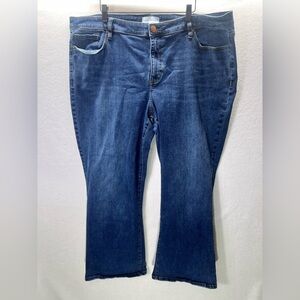 Lane Bryant FlexMagic Mid Rise Bootcut Jeans Womens 24W Plus Blue Stretch 2054